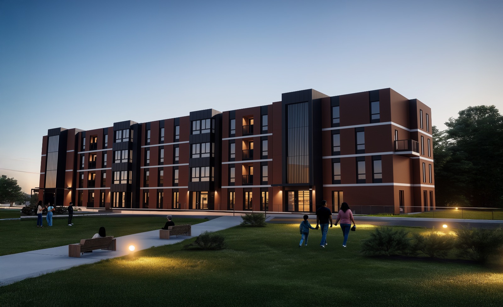 Wizualizacja wyróżnionej inwestycji na stronie głównej