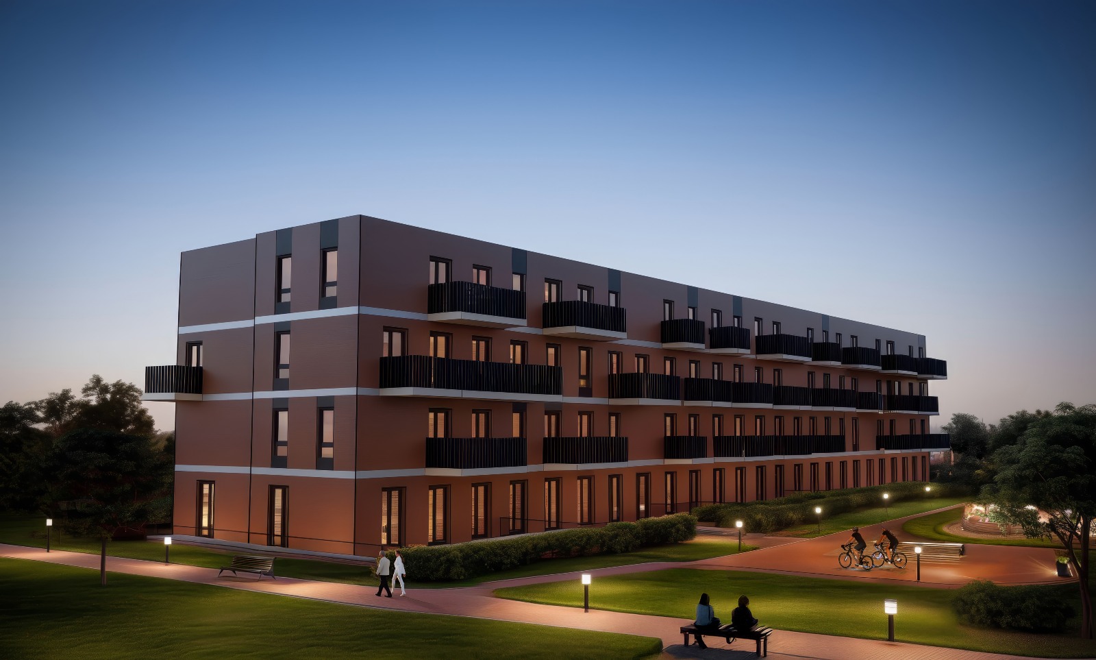 Fotorealistyczna wizualizacja inwestycji w Skierniewicach numer 2